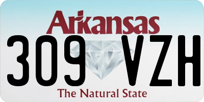 AR license plate 309VZH