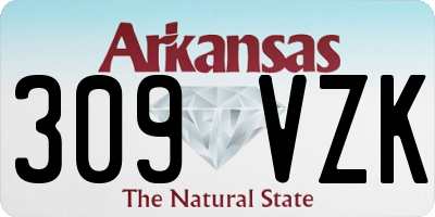 AR license plate 309VZK