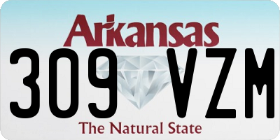 AR license plate 309VZM