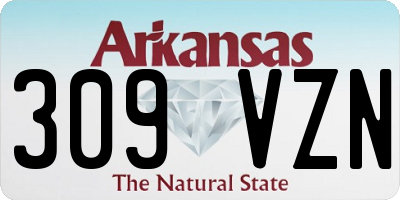 AR license plate 309VZN
