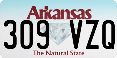 AR license plate 309VZQ