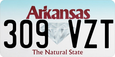 AR license plate 309VZT