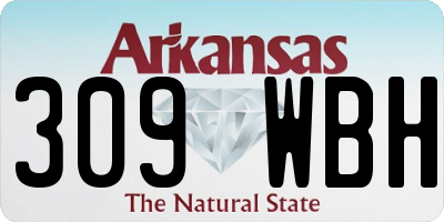 AR license plate 309WBH