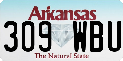 AR license plate 309WBU