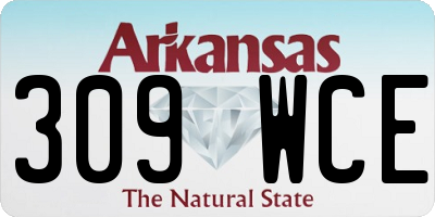 AR license plate 309WCE