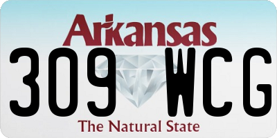 AR license plate 309WCG