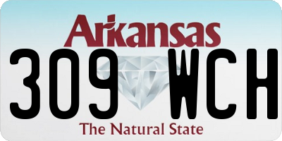 AR license plate 309WCH