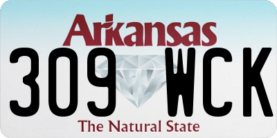 AR license plate 309WCK
