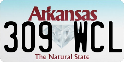 AR license plate 309WCL