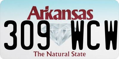 AR license plate 309WCW