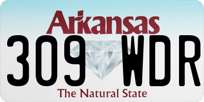 AR license plate 309WDR
