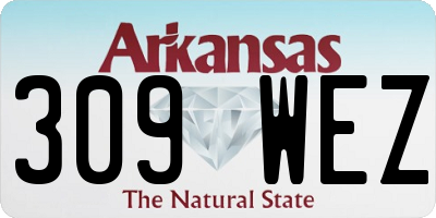 AR license plate 309WEZ