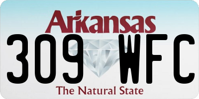 AR license plate 309WFC