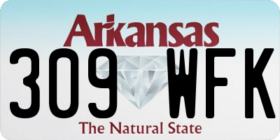 AR license plate 309WFK