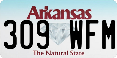 AR license plate 309WFM