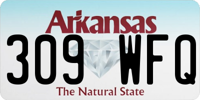 AR license plate 309WFQ