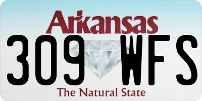 AR license plate 309WFS