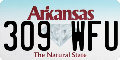 AR license plate 309WFU