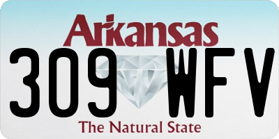 AR license plate 309WFV