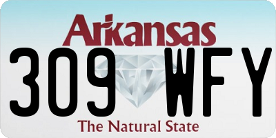 AR license plate 309WFY
