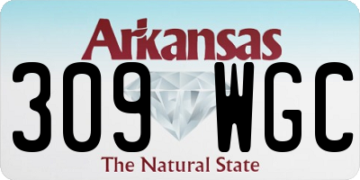 AR license plate 309WGC