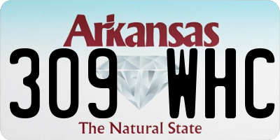 AR license plate 309WHC