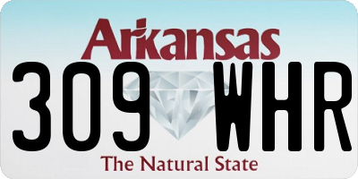 AR license plate 309WHR