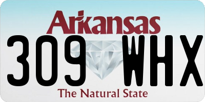 AR license plate 309WHX