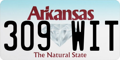 AR license plate 309WIT