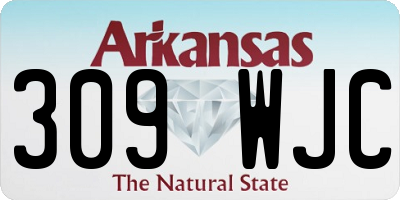 AR license plate 309WJC