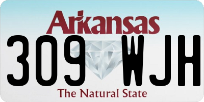 AR license plate 309WJH
