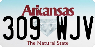 AR license plate 309WJV