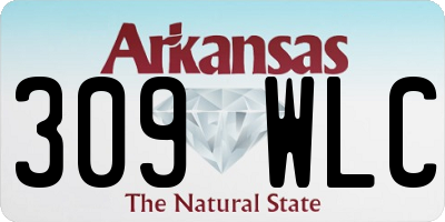 AR license plate 309WLC