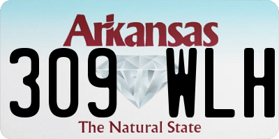 AR license plate 309WLH