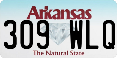 AR license plate 309WLQ