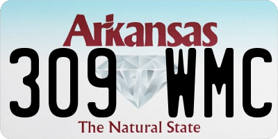 AR license plate 309WMC