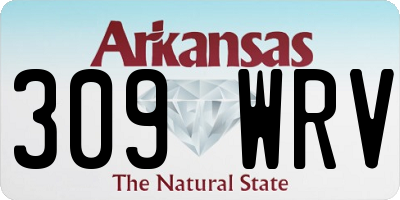 AR license plate 309WRV