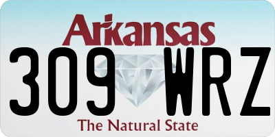 AR license plate 309WRZ