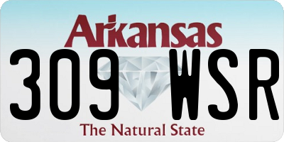 AR license plate 309WSR