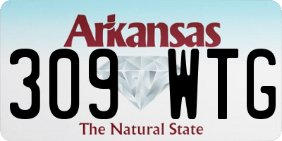 AR license plate 309WTG