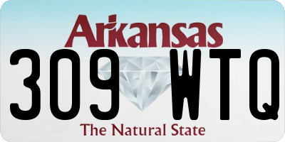 AR license plate 309WTQ