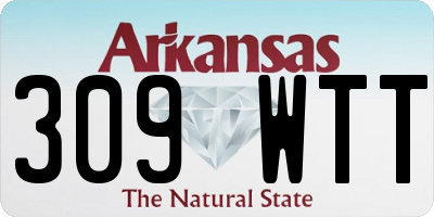 AR license plate 309WTT