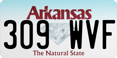 AR license plate 309WVF