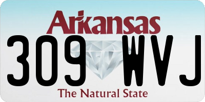 AR license plate 309WVJ