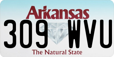 AR license plate 309WVU