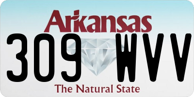 AR license plate 309WVV