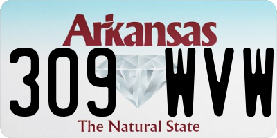 AR license plate 309WVW
