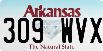 AR license plate 309WVX