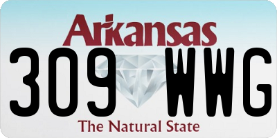 AR license plate 309WWG