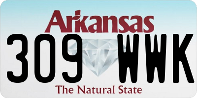 AR license plate 309WWK